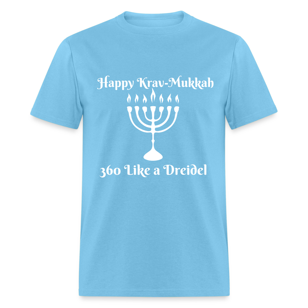 Happy Krav-Mukkah T-Shirt - aquatic blue