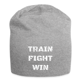 Train. Fight. Win. Beanie - heather gray