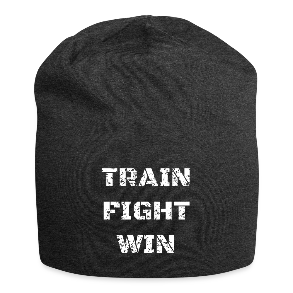 Train. Fight. Win. Beanie - charcoal grey