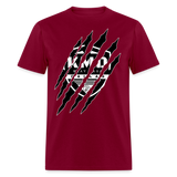 Claw & Shield T-Shirt - burgundy