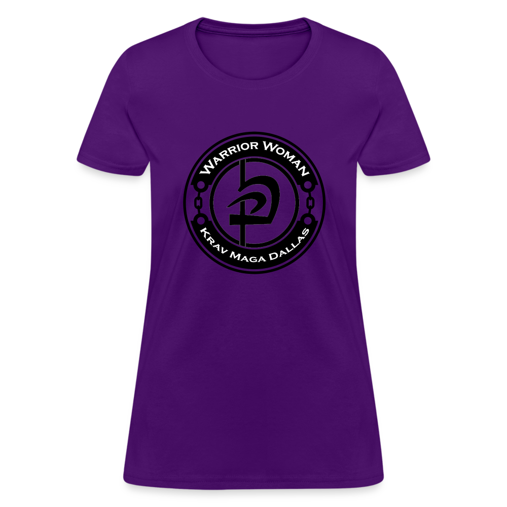 Warrior Woman Short-sleeved T - purple