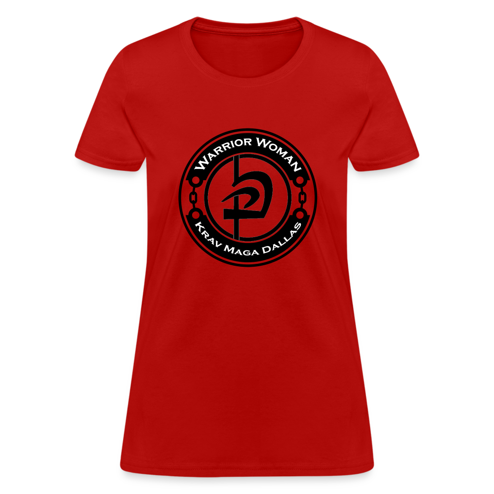 Warrior Woman Short-sleeved T - red