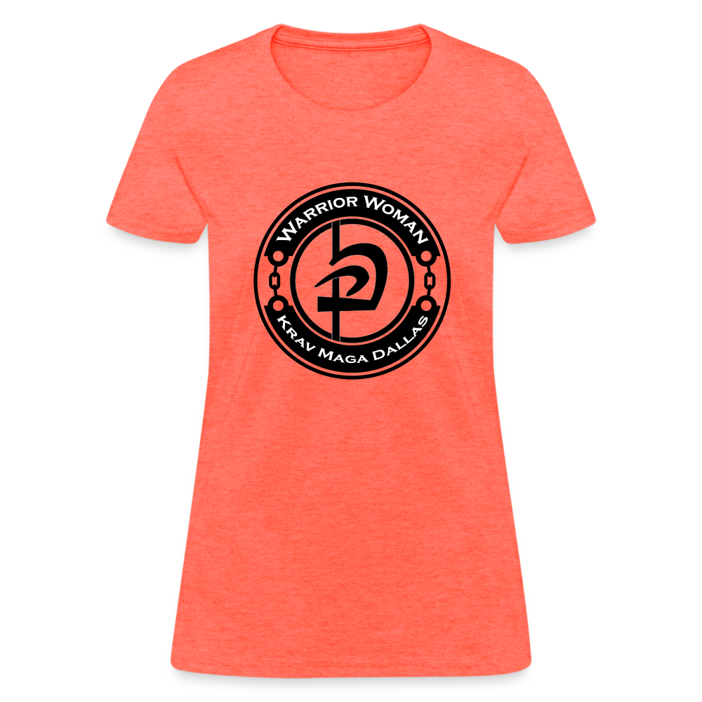 Warrior Woman Short-sleeved T - heather coral